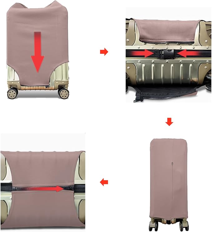 WUJIAONIAO Travel Luggage Cover Baggage Suitcase Cover Protector Skins 18-32 - Image 3