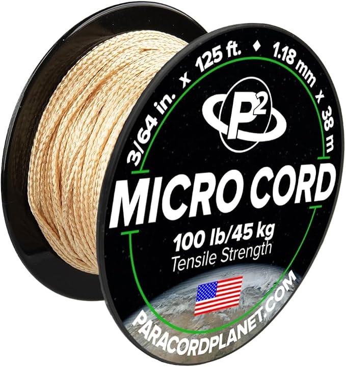 Paracord Planet Micro Paracord – Thin Braided Cord by ParacordPlanet