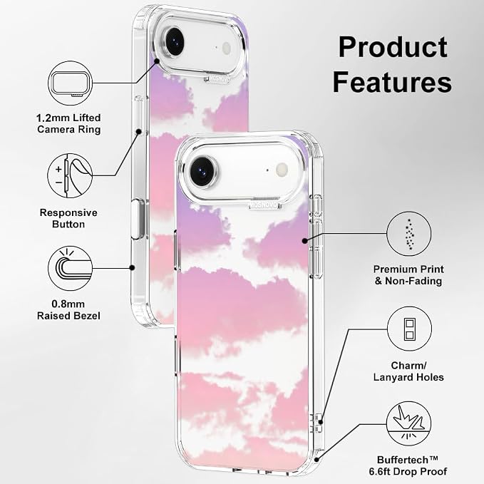 MOSNOVO for iPhone Air Case, Shockproof Military-Grade Protection 6.6ft Drop - Image 7