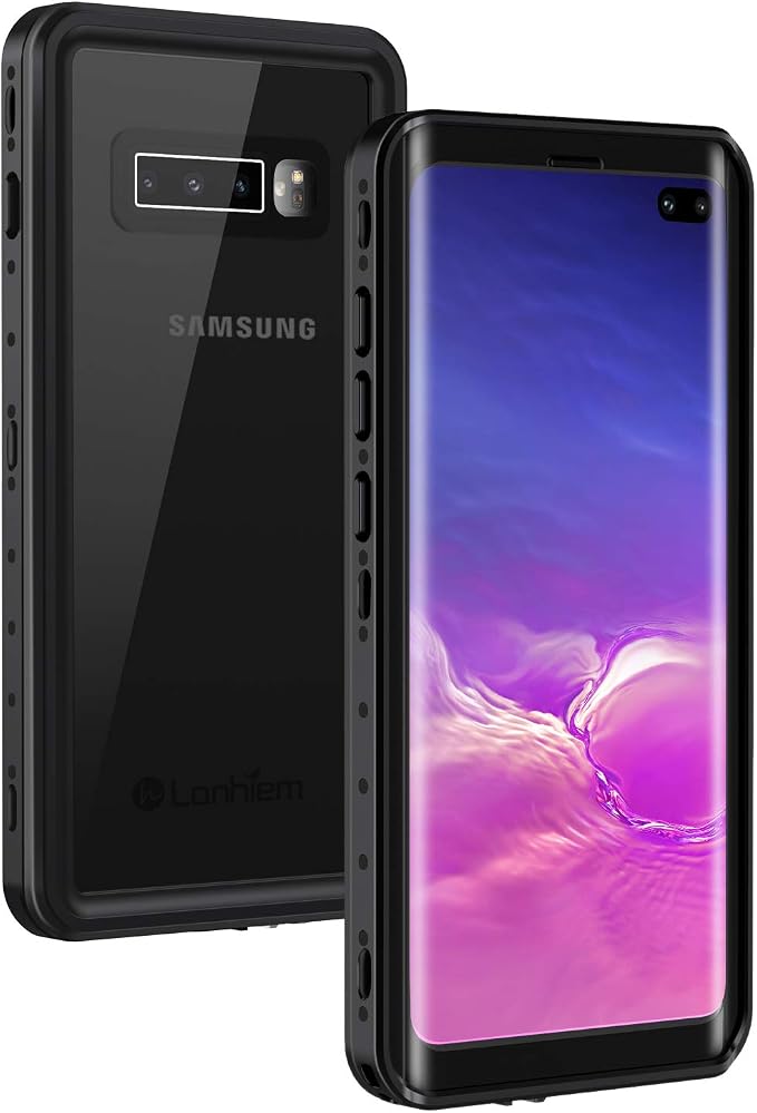 Lanhiem for Samsung Galaxy S10+ Plus Case, IP68 Waterproof Dustproof Case by LanhiemHome