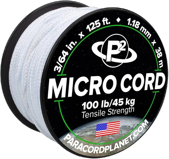 Paracord Planet Micro Paracord – Thin Braided Cord by ParacordPlanet