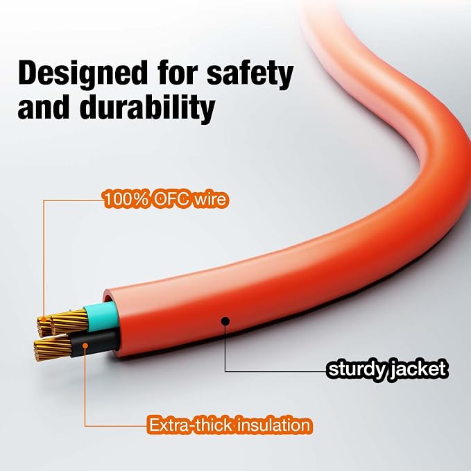 25FT Outdoor Extension Cord, Heavy Duty Extension Cord - Image 3