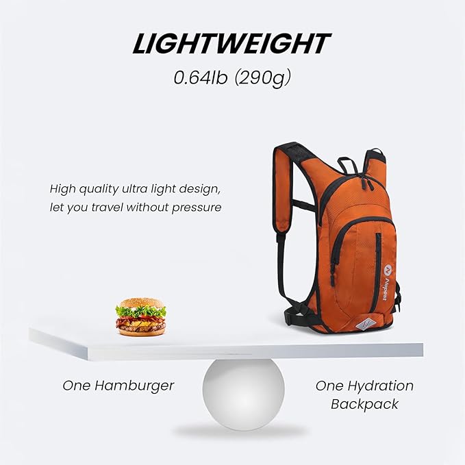 Nepest Hydration Pack Backpack for Women & Men, Lightweight Water Backpack - Image 3
