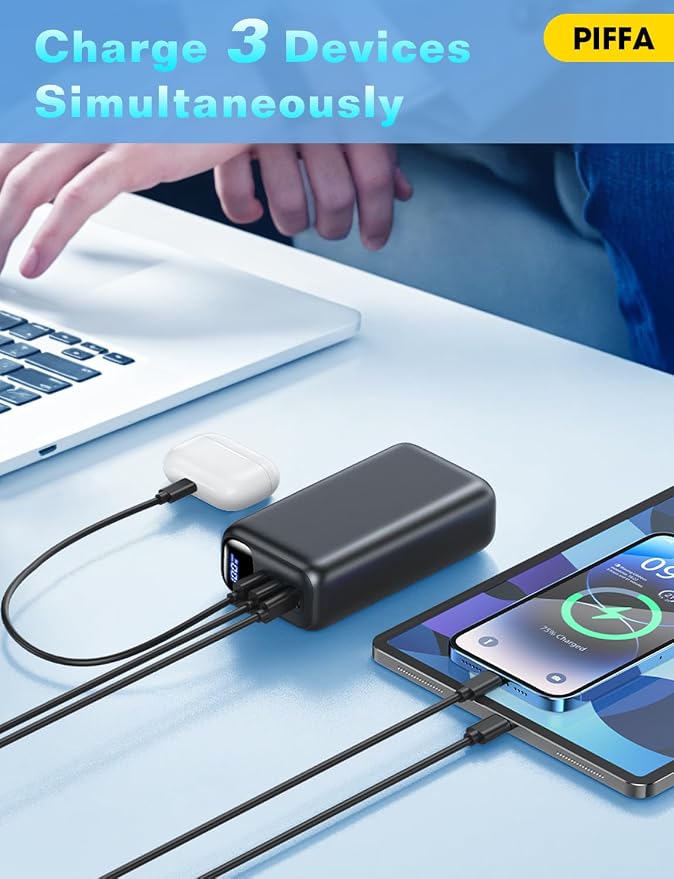 PIFFA Portable Charger Power Bank - 50000mAh Battery Pack - Image 8
