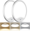 hepside 2 Pack Motion Sensor Ceiling Light Wired, 3000K/4000K/6500K LED Flush by Hepside
