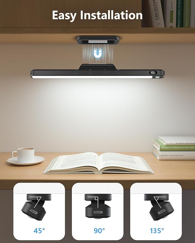 Ferswe 5W Motion Sensor Magnetic Light Bar, 2500mAh Rechargeable Under Cabinet - Image 5