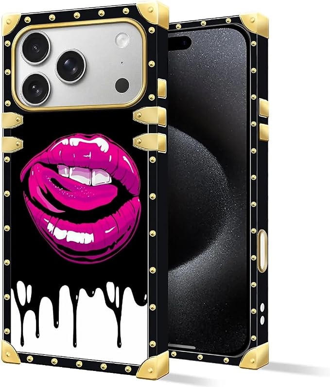 for iPhone 17 Pro Max Case Luxury Golden Decoration - Image 2