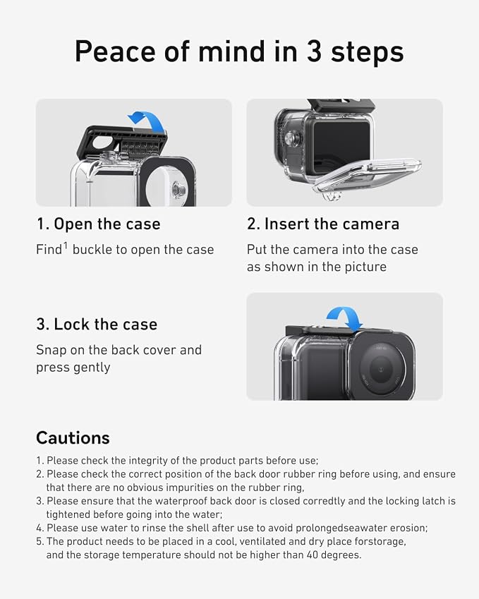 TELESIN Waterproof Case with Anti-Fog - Image 10