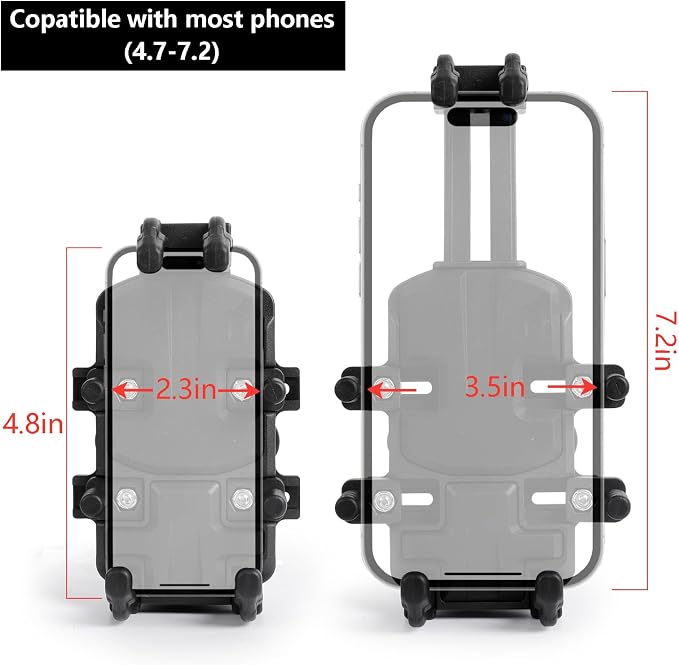 Universal Phone Mount Holder for Boat Motorcycle, - Image 6