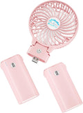 HandFan 10400mAh Personal Handheld Fan, 40Hrs Long-Lasted Hand Fan Rechargeable by HandFan