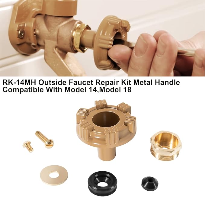 RK-14MH Repair Kit Metal Handle, Outside Faucet, Compatible - Image 2