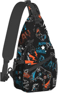 Sling Backpack For Men Hiking Daypack Crossbody Shoulder Bag Travel Chest Pack by Wizfuyq