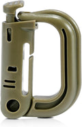 6 Pack 2.12“ Tactical Locking D Ring Plastic Carabiner Backapck Molle Hook Clip by ManTangSun