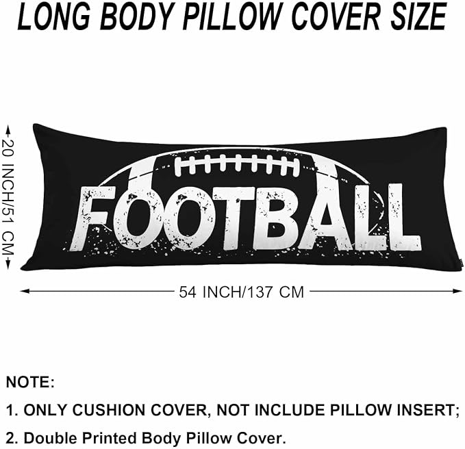 Outdoor Pillows Body Pillow Cover American Football USA Soccer Lumbar Body - Image 6