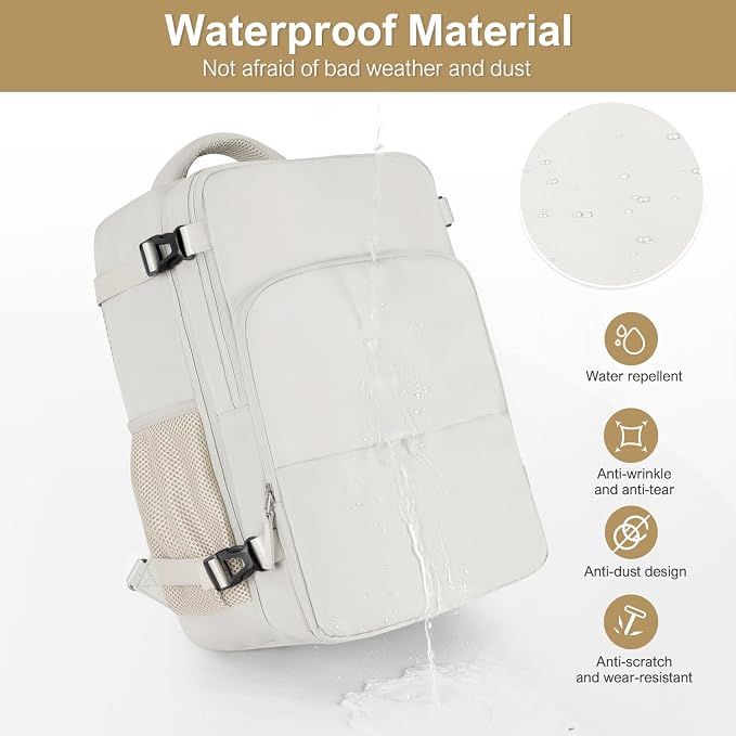 Sinaliy Travel Backpack, Carry on Flight Approved Backpack - Image 9