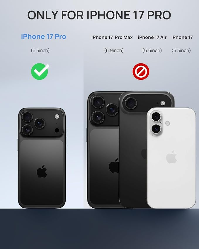 Lanhiem Magnetic for iPhone 17 Pro Case, IP68 Waterproof, Compatible - Image 7