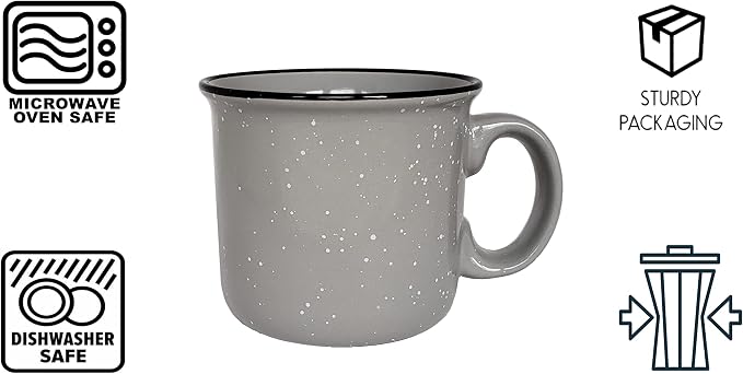 14oz Ceramic Campfire Coffee Mug - Image 5