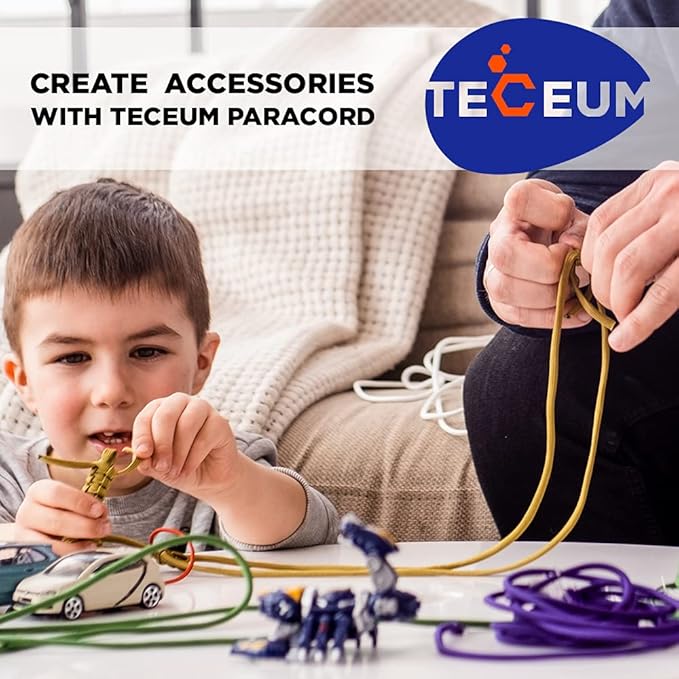 TECEUM 5/32" Paracord Rope 1000 – 1000ft / 200ft / 100ft / 50ft – Tactical - Image 7