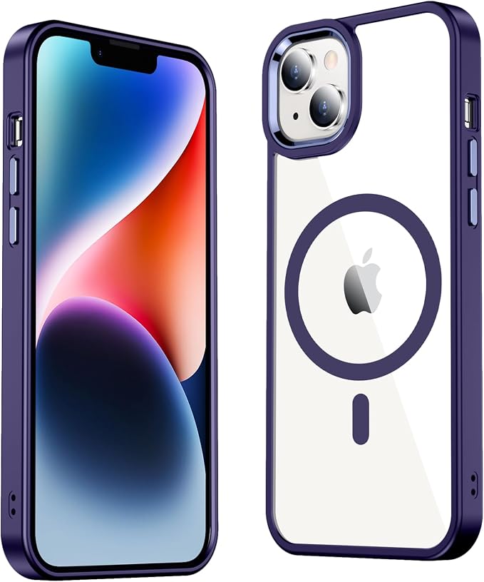 Red2Fire Magnetic for iPhone 15 Plus Case for iPhone 14 Plus Case Clear by Red2Fire