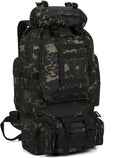 100L Camping Hiking Backpack, Molle military Tactical rucksack backpack by HongXingHai