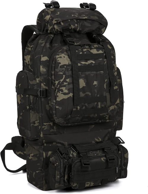 100L Camping Hiking Backpack, Molle military Tactical rucksack backpack by HongXingHai