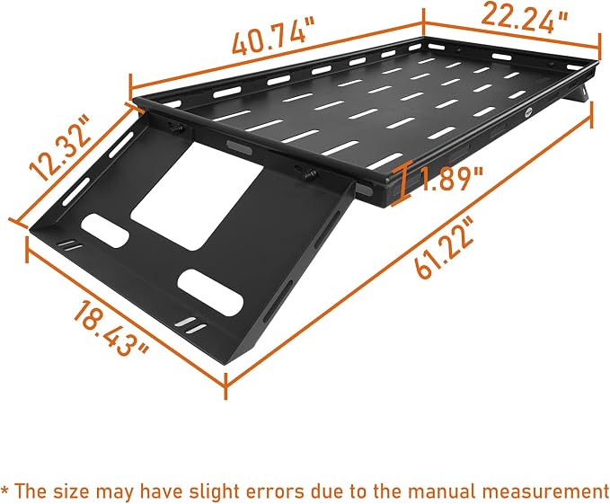 Hooke Road Rear Trunk Cargo Rack Basket Tray - Image 9