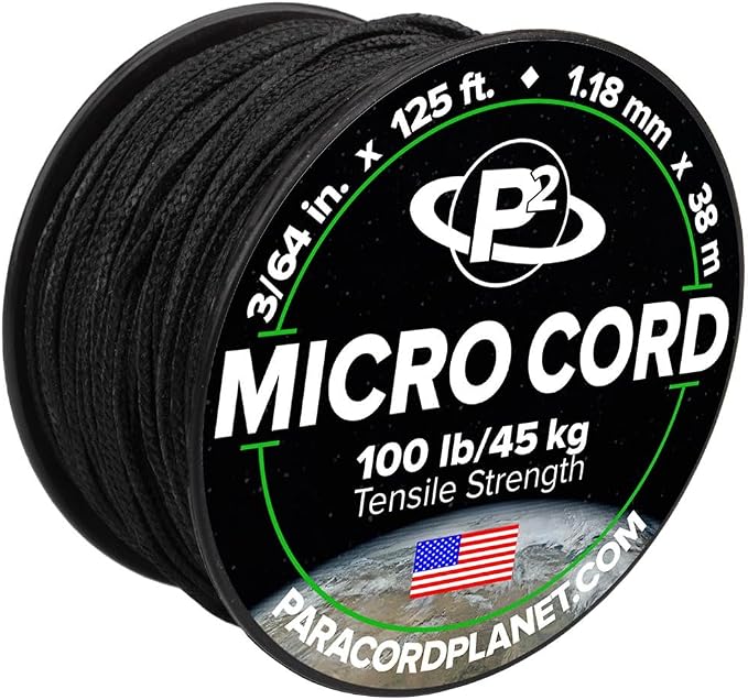 Paracord Planet Micro Paracord – Thin Braided Cord by ParacordPlanet