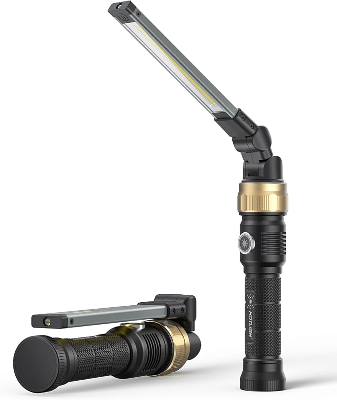 HOTLIGH Rechaegeable Work Light, 5000mAh Magnetic Flashlight by HOTILIGHLUX