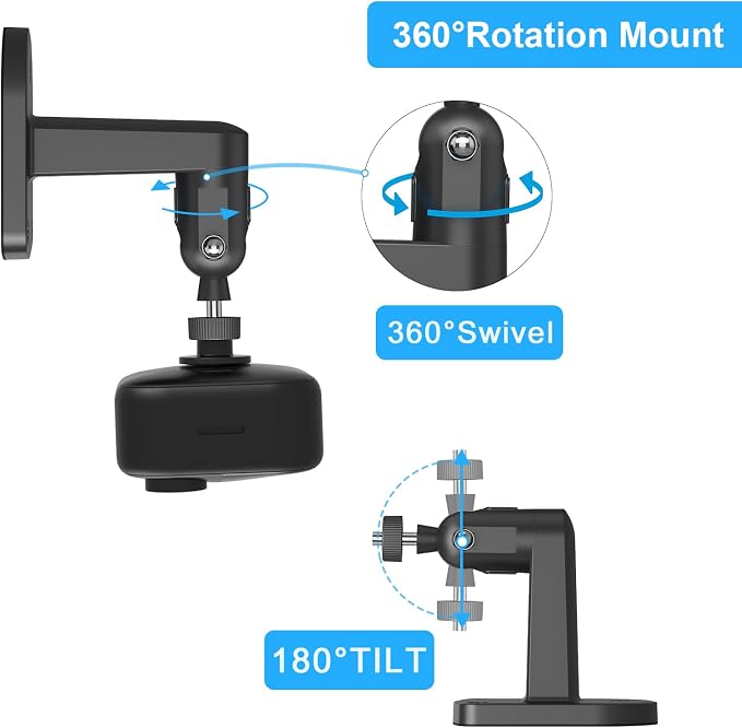 2 Pack 360 Degree Adjustable Adhesive Mount - Image 4
