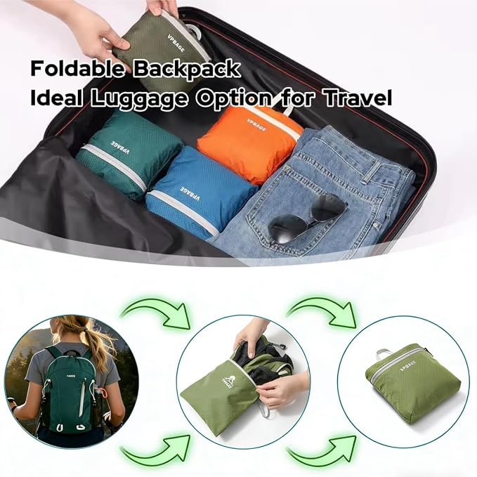 VPBAGE 15L Water-resistant Hiking Daypack - Image 5