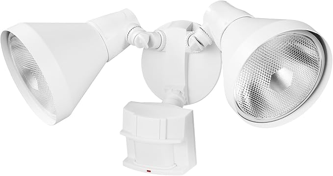 Globe Electric 17000273 180-Degree 240 W Twin Head White Hardwired Motion - Image 5