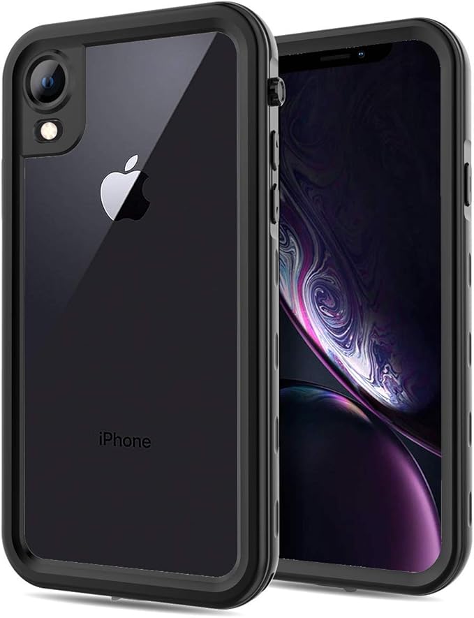 Compatible with Apple iPhone XR Case, Full-Body Protective Waterproof Case by FXXXLTF