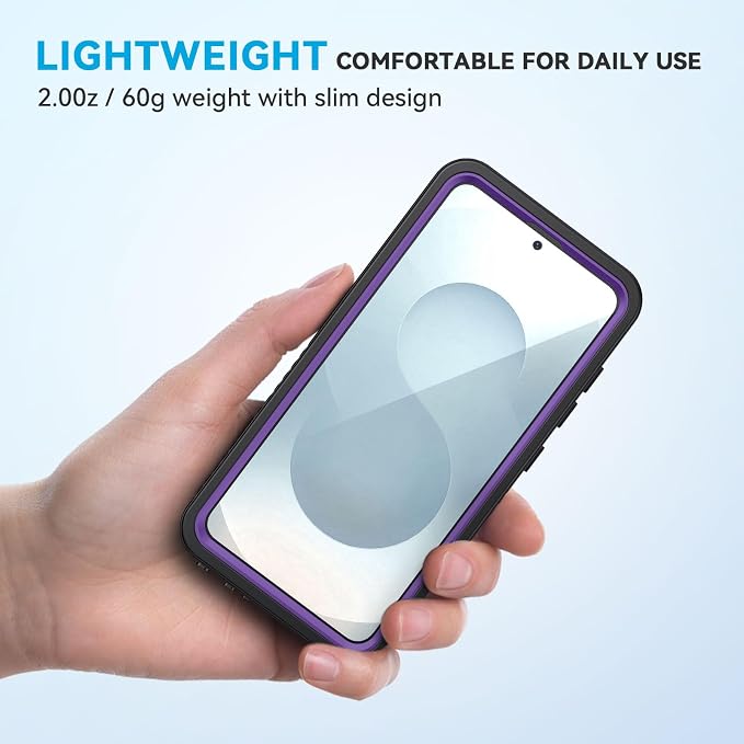 Lanhiem for Samsung Galaxy S25+ Plus Case, IP68 Waterproof Dustproof Case - Image 4