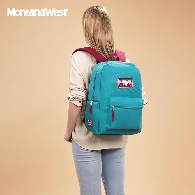 Montana West Backpack for Women Men 2 PCS Lightweight College Bookbags Casual - Image 7