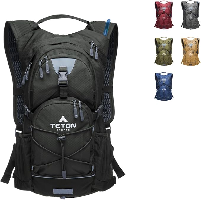 Teton Oasis/Trailrunner Hydration Backpack – Lightweight Water Pack by Teton