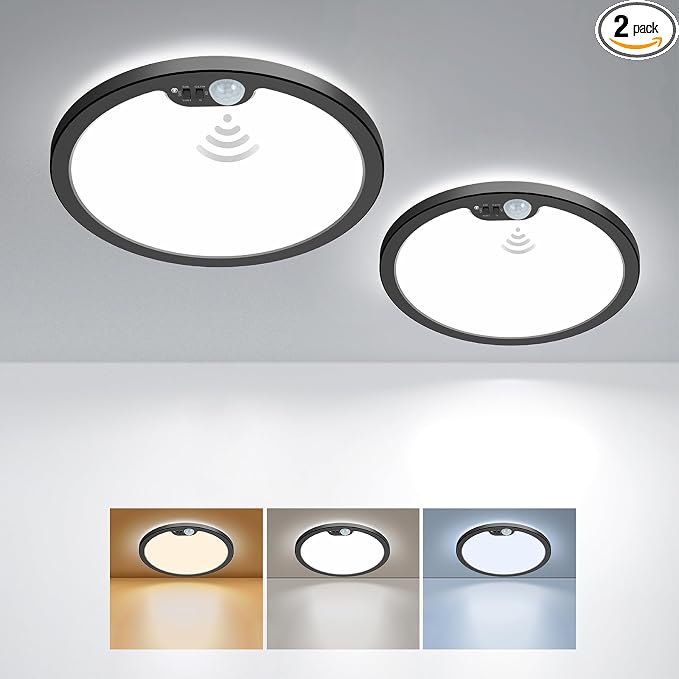 BLNAN Motion Sensor Ceiling Light Wired, 8.7 Inch 3000K 4000K 5000K Selectable by BLNAN