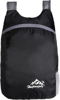 Ultra Lightweight Travel Foldable Backpack, Water Resistant Reusable Hiking by KZQUVM