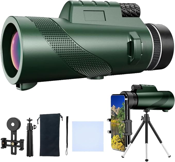 Monocular-Telescope 80x100 High Powered Monoculars High Definition by HYTAMY