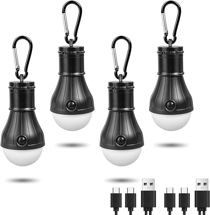 Jarxin Led Camping Lantern USB Rechargeable, Outdoor Tent Lights by JARXIN