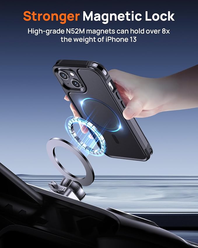 Lanhiem Magnetic for iPhone 13 Case, 2 Pack 10 FT Military Drop Protection - Image 6