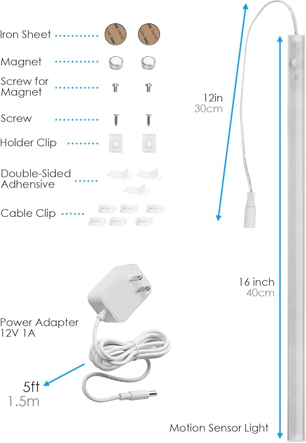 Under Cabinet Lighting, Motion Sensor Lights Indoor Plug in - Image 7
