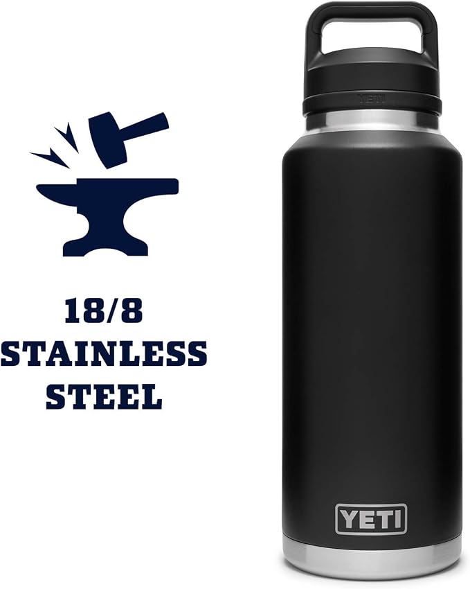 YETI Rambler 46 oz Bottle, Vacuum Insulated, Stainless Steel - Image 5