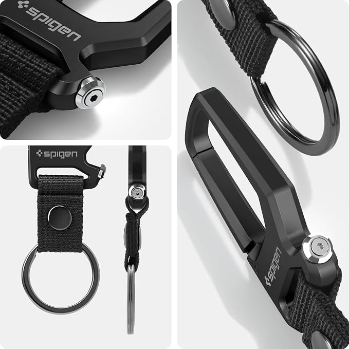 Spigen Life Carabiner Key Ring Clip, Car Keychain Clip, Bottle Opener Key Chain - Image 7