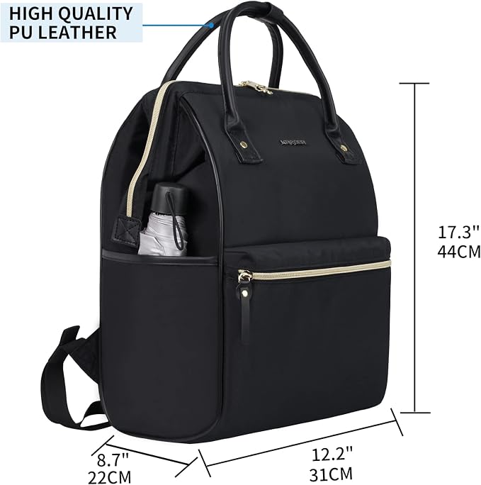 KROSER Laptop Backpack 17" Stylish Backpack Water Repellent College Casual - Image 4