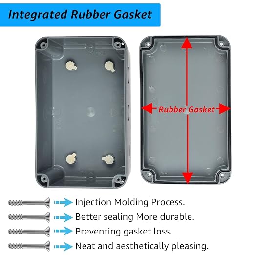 Nineleaf Waterproof Electrical Box, 6PK Outdoor Junction Boxes, IP66 External - Image 4