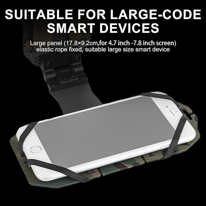 Zhongren 90 Rotating Tactical Plate Carrier Vest Attachments Universal Phone - Image 4