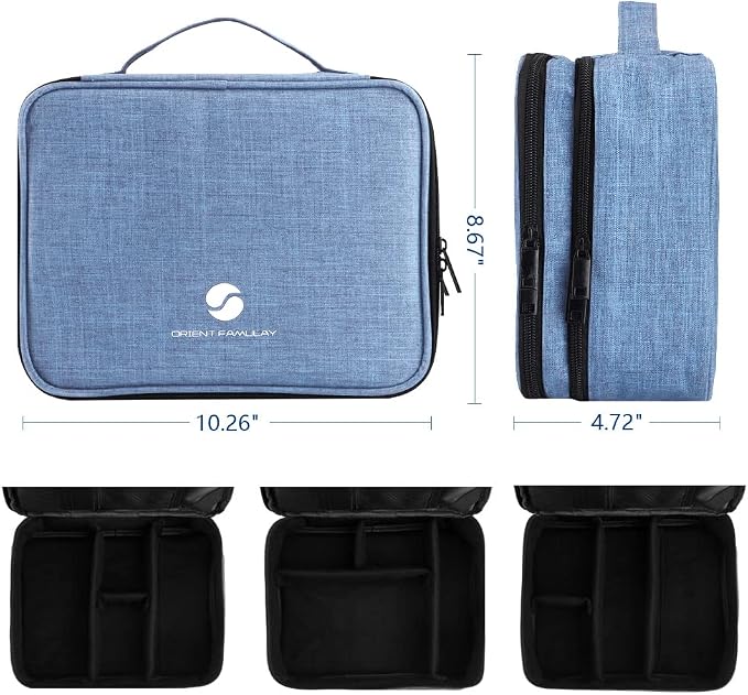 Travel Electronics Organizer, Waterproof Cable Organizer Bag - Image 4