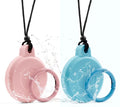 Airtag Holder Waterproof Necklace Keychain Case by WALLFID