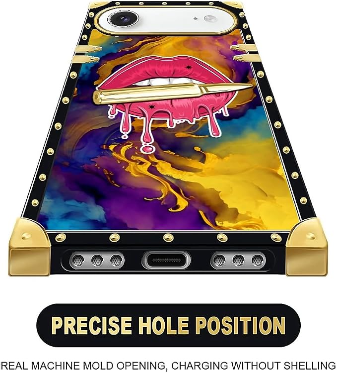 for iPhone 17 Air Case Luxury Golden Decoration - Image 5