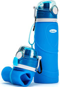 Kemier Collapsible Silicone Water Bottles-750ML, Medical Grade, BPA Free Travel by Kemier
